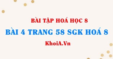 Bài 4 trang 58 SGK Hoá 8: Cách lập công thức hoá học